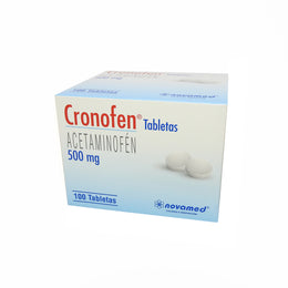 CRONOFEN CAJA X 100 ACETAMINOFEN 500MG TABLETAS.