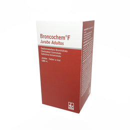 BRONCOCHEM F FRASCO X 120ML ADULTOS DEXTROMETORFANO + CLENBUTEROL + CETIRIZINA JARABE
