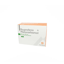 IBUPROFENO+METOCARBAMOL 200+500 MG TAB CAJAX30