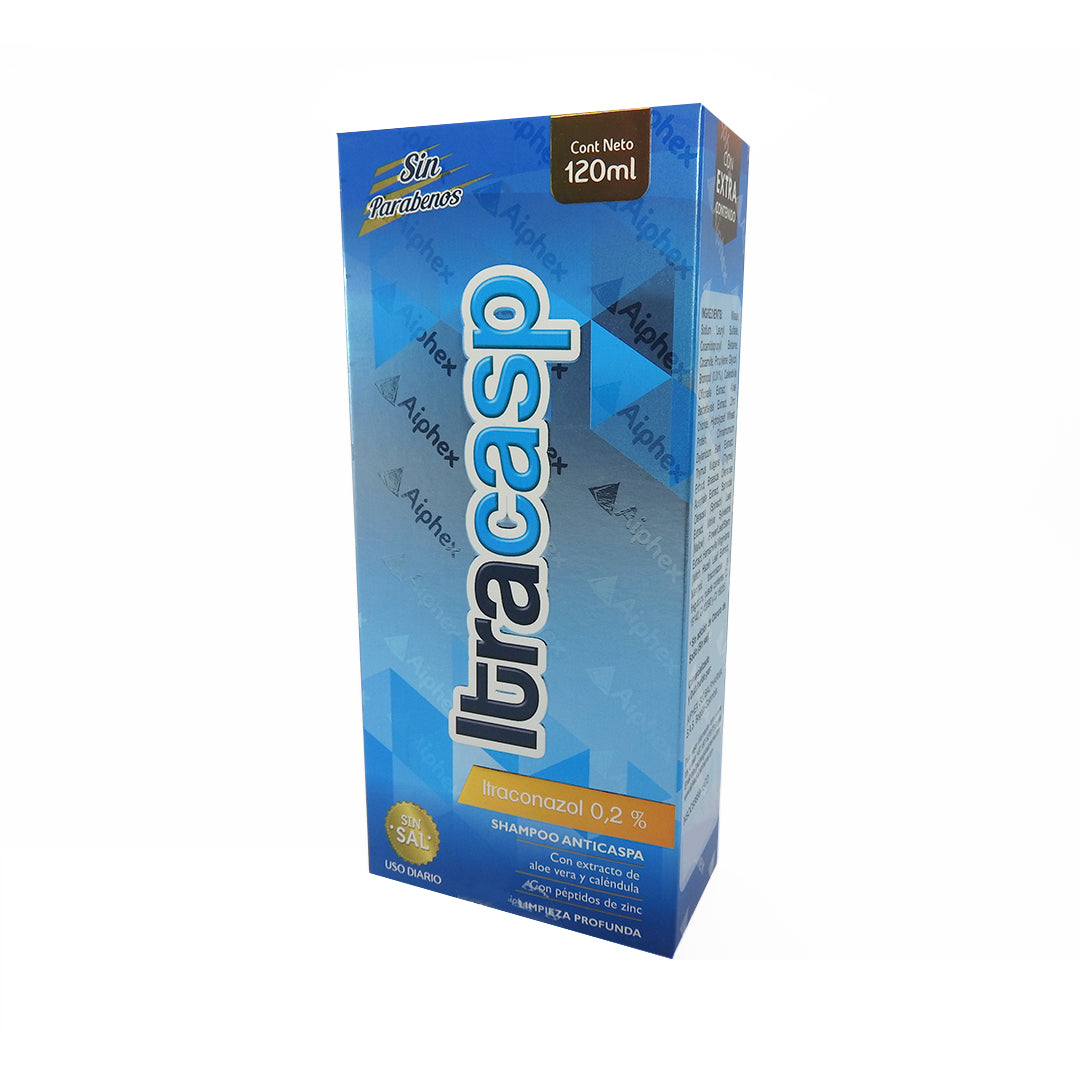 ITRACASP SIN SAL TARROX120ML ITRACONAZOL 0.2% SHAMPOO