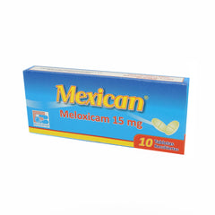 MEXICAN CAJA X10 MELOXICAM 15MG TAB