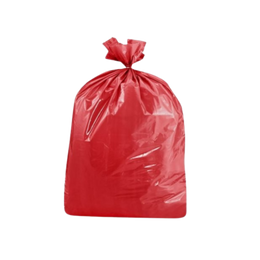 BOLSA POLIETILENO ALTA DENSIDAD SIN TROQUELADO COLOR ROJO 60X60CM UNIDAD