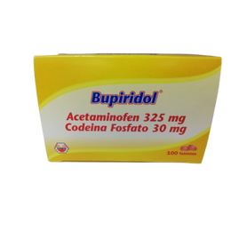 BUPIRIDOL CAJAX10 ACETAMINOFEN+CODEINA 325MG+30MG TAB