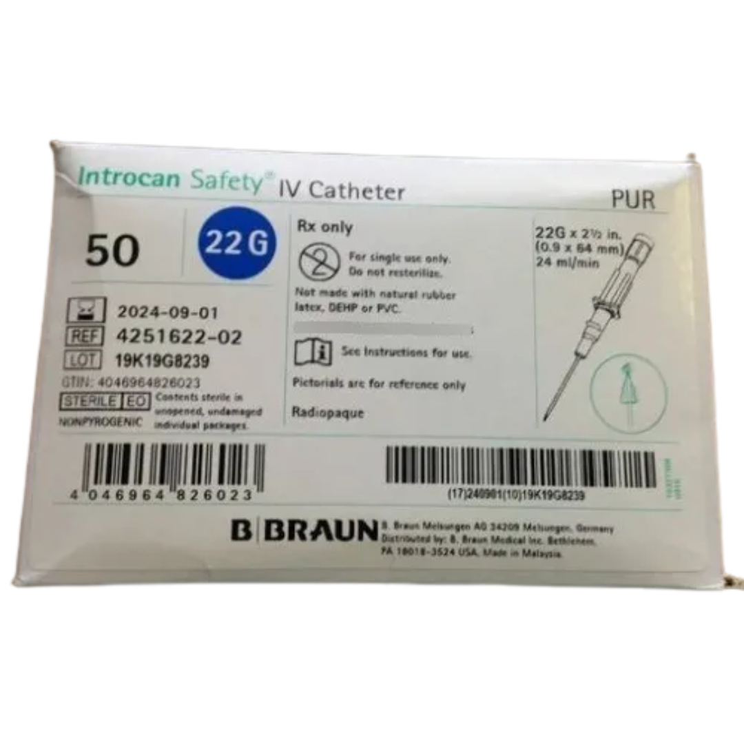 CATETER INTRAVENOSO # 22 UNIDAD