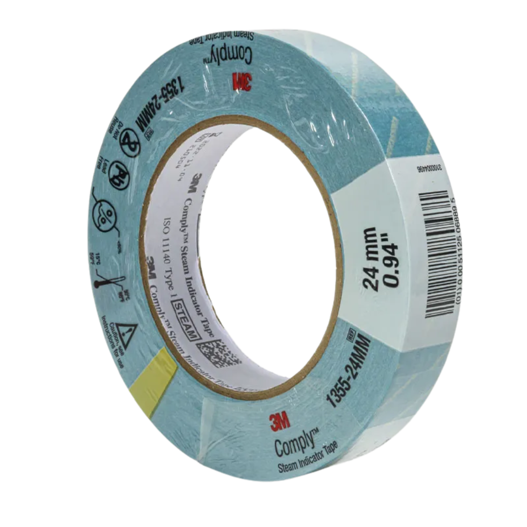 CINTA CONTROL DE ESTERILIZACION A VAPOR  REF:1355-24MM ROLLO