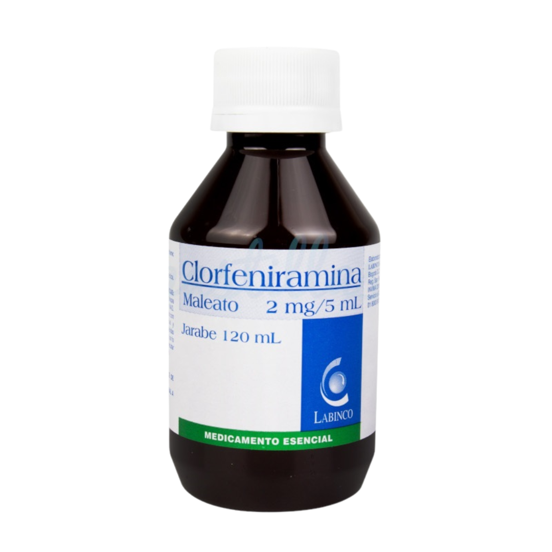 CLORFENIRAMINA 2MG/5ML JBE FCOX120ML
