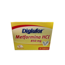 DIGLUFOR CAJAX30 METFORMINA 850MG TAB