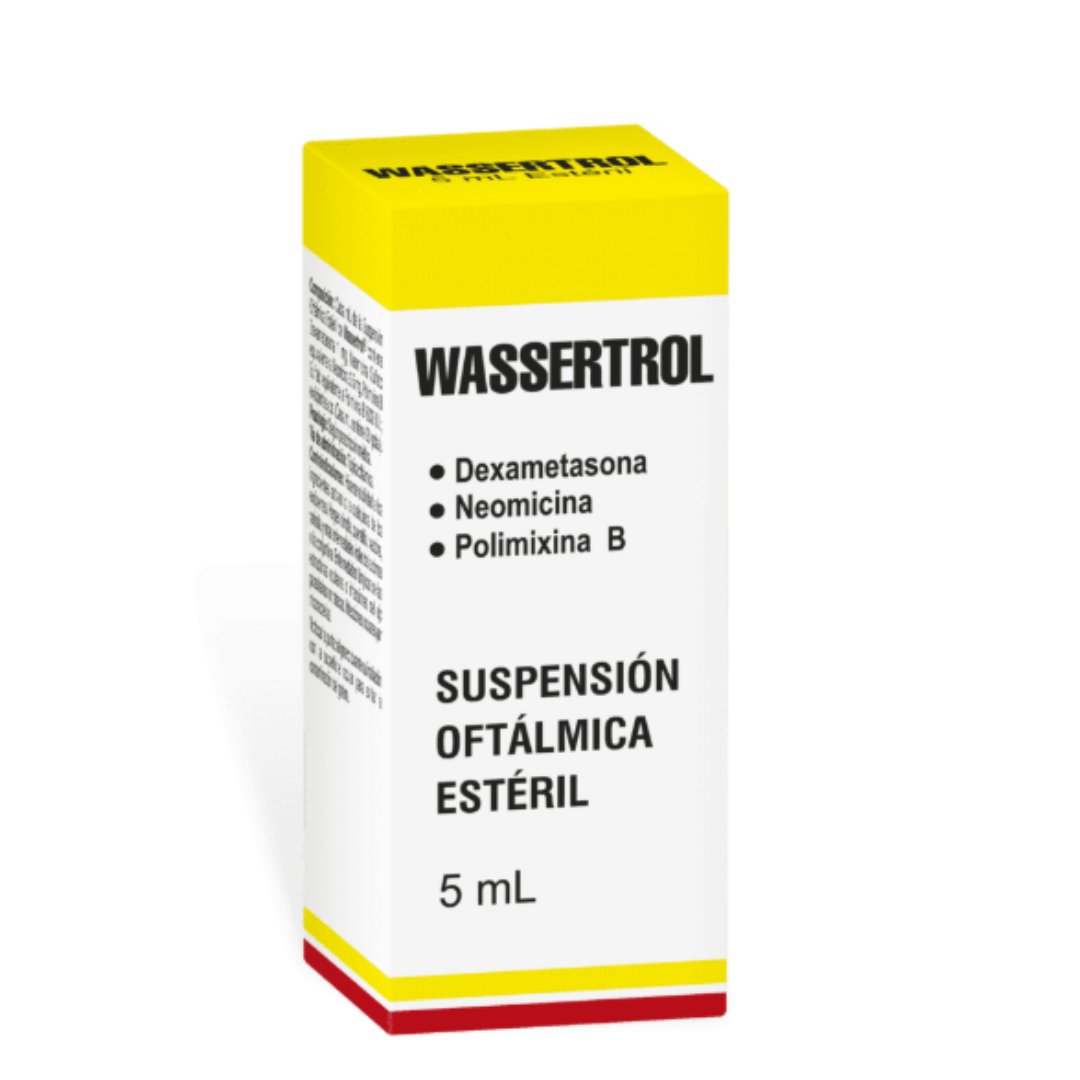 WASSERTROL FCOX5ML DEXAMET+NEOMICI+POLIMIXINB 1+3.5MG+6000UISUSPOFT