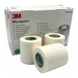 ESPARADRAPO MICROPORE 2X10 YARDAS COLOR BLANCO CAJAX6
