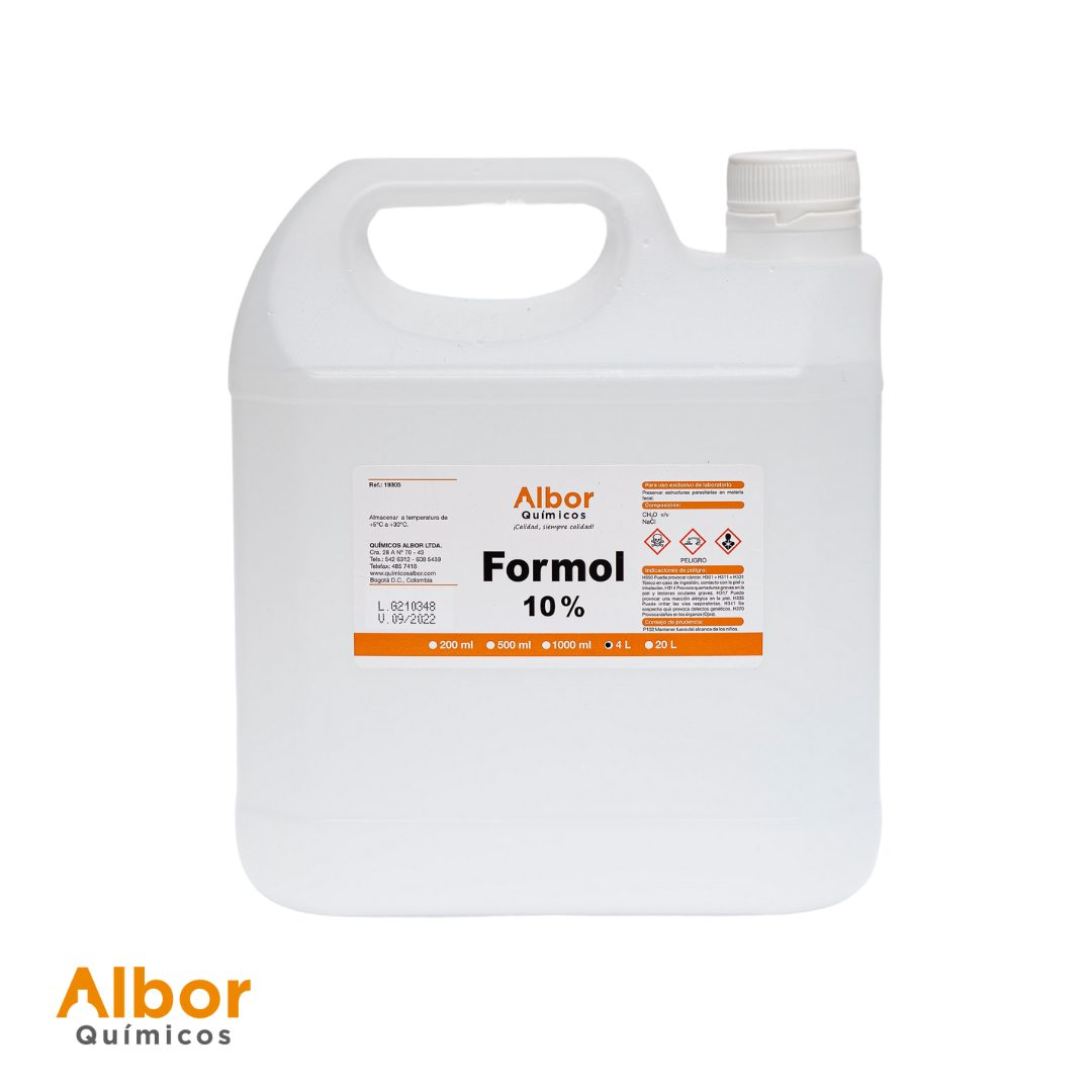 FORMOL AL 10% REF.GV19305 GALONX4000ML