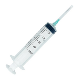 JERINGA DE 50 ML CON AGUJA 21G X 1 1/2 3P LUER LOCK UNIDAD