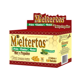 MIELTERTOS PASTILLAS MIEL Y PROPOLEO CAJAX48