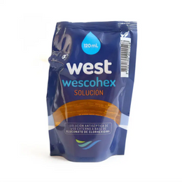 SOLUCION ANTISEPTICA DE USO EXTERNO A BASE DE GLUCONATO DE CLORHEXIDINA AL 2.3% WESCOHEX