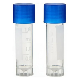 TUBO CRIOVAL TAPA ROSCA AZUL GRADUADO 2.0ML BOLSAX500