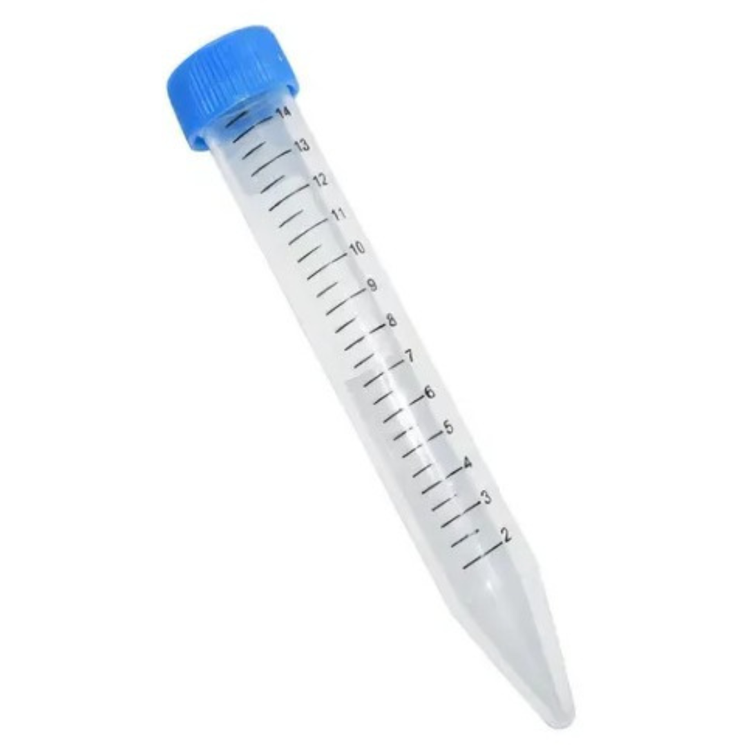 TUBO DE CENTRIFUGA PLASTICO DE 15ML TAPA ROSCA UNIDAD