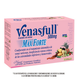 VENASFULL MAX FORTE 500 MG CAP (CASTAÑO DE INDIAS) CAJAX30