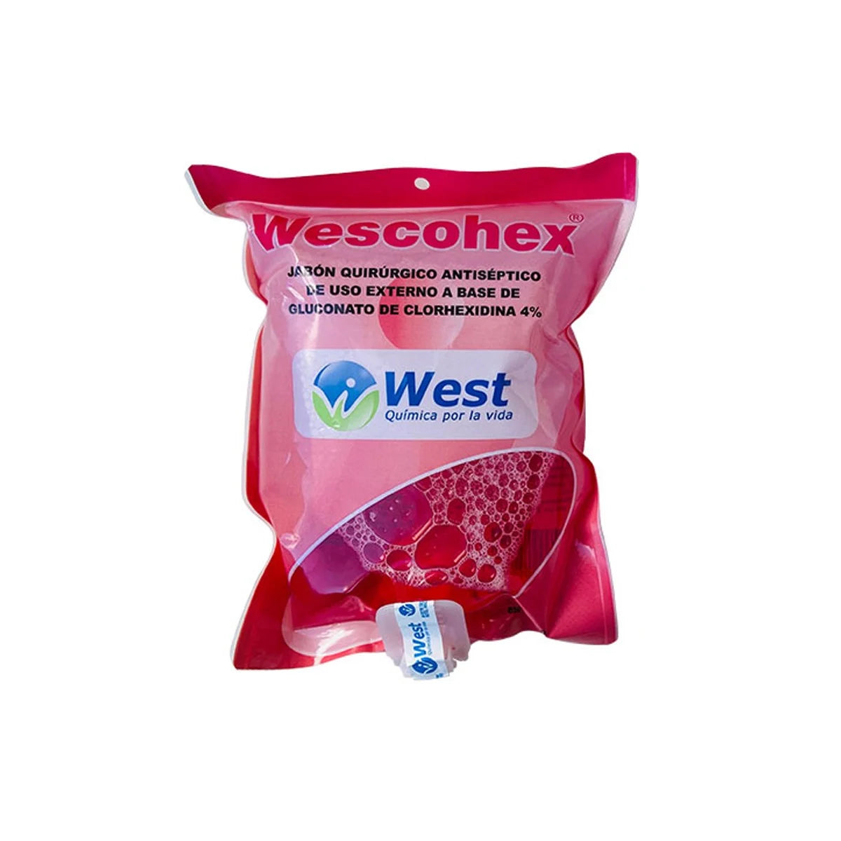JABON ANTISEPTICO A BASE DE GLUCONATO DE CLORHEXIDINA AL 4% WESCOHEX