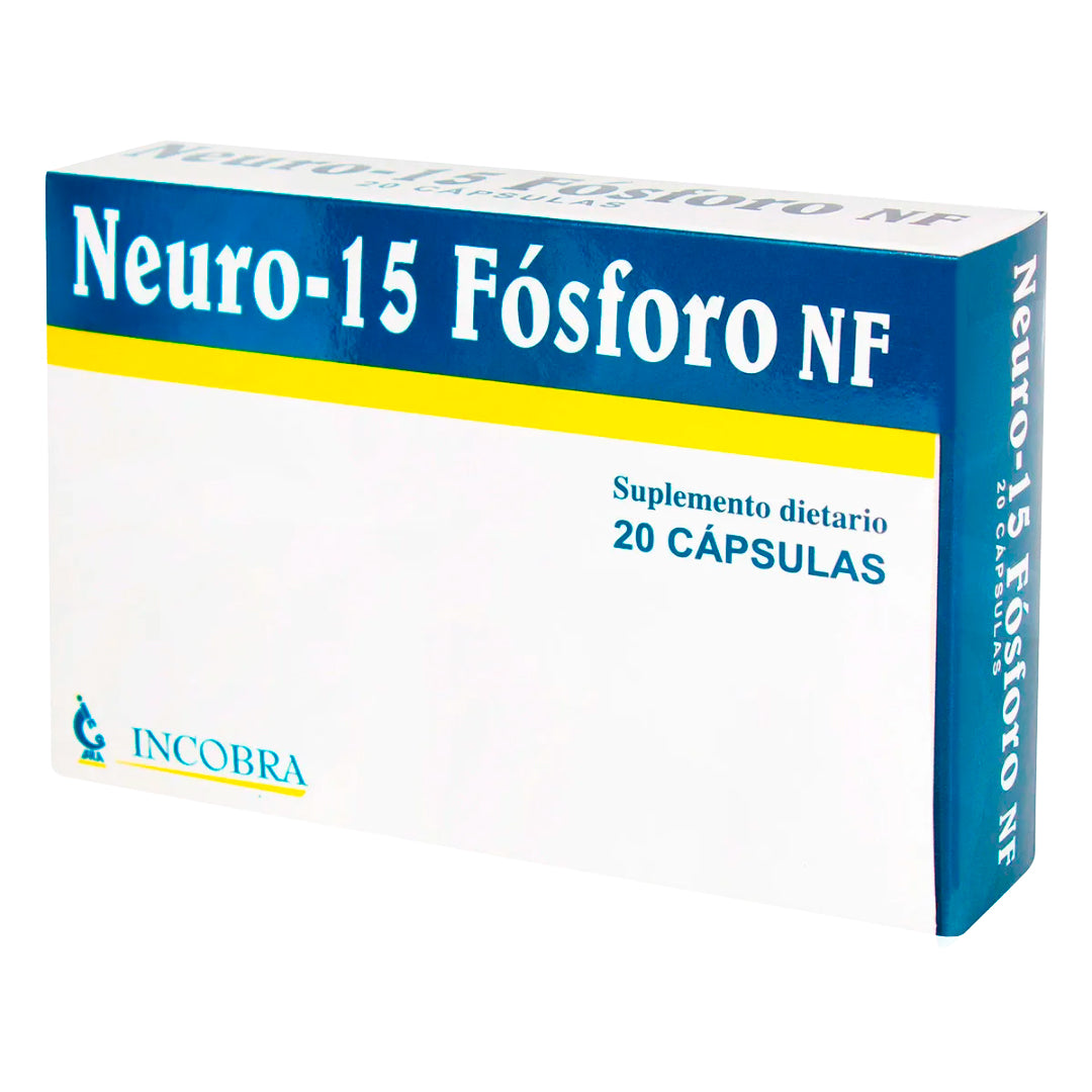 NEURO 15 FOSFORO CAJAX20 SUPLEMENTO MULTIVITAMINICO CON FOSFORO CAP